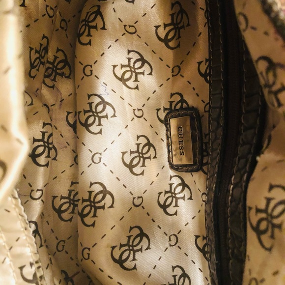 Guess Suede leopard animal print handbag - Picture 3 of 3